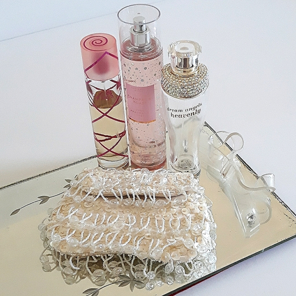 Ivory Silk Beaded Clutch Hong Kong